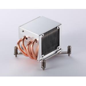 Cheap 8mm Copper Pipe Heat Sink Microchannel With Epoxy Gluing For Computer for sale