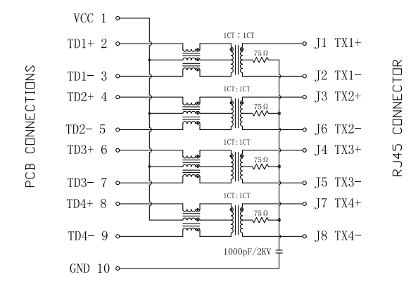 2.5G Magnetic RJ45 Modular Jack JKM-2500NL Cross RF LPJG0934-8GENL Light Weight
