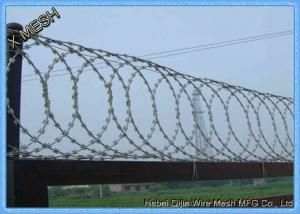 Cheap Heavy Galvanised Concertina Razor Wire Barbed Tape Security Fencing for sale