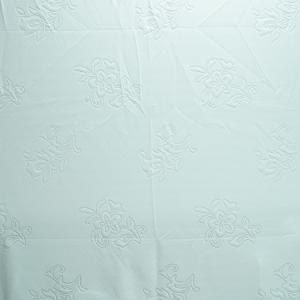 Pure White 200g 100% Polyester Knitted Mattress Fabric Shrink Resistant