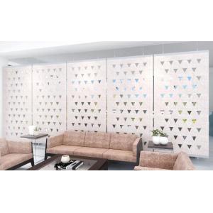 Polyester Custom Design Office Acoustic Room Dividers CNC Cutting Service