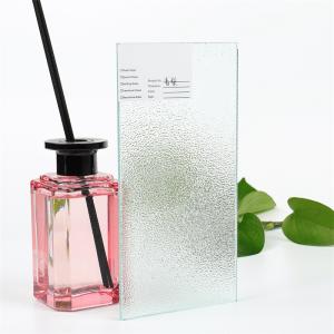 Flat Edge Textured Patterned Tempered Glass For Hotel Decorative Partition