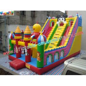 Giant Octopus PVC Commercial Inflatable Slide Combo Games With Customised