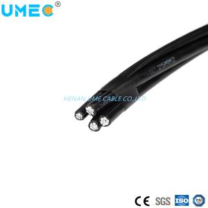 China Overhead Aerial Bundled Cable Quadruplex Service Drop Cable with and Aluminum Conductor on sale