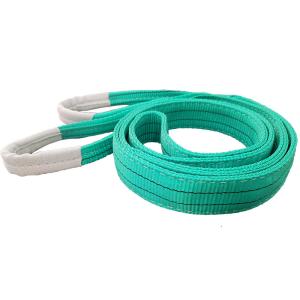 CE Certificated Color Code Webbing Sling 2T Polyester Flat Eye And Eye