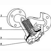 Y Strainer Wcb Inch Dn150 150 LB RF Flanged Y Strainer Asme B16.10 Y Strainer