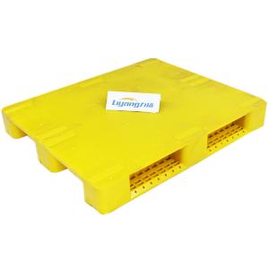 Red Plastic Stacking Pallets Yellow Injection Moulded Plastic Pallets