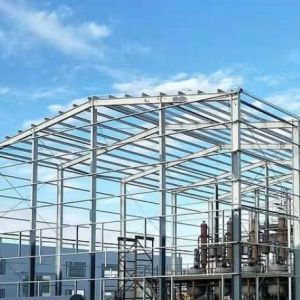 Cheap Customizable Steel Structure Warehouse with Brick Wall 1.2m and ±1% Tolerance Featuring C&amp;Z Purlin for sale