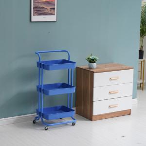 ISO Rolling Organizer Cart 3 Tier Storage Trolley On Wheels