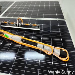 China Manual Power Solar Panel Cleaning Brush Kit with High Pressure Water Spray Nozzle on sale