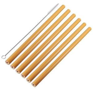 China Biodegradable Bamboo Natural Drinking Straws For Coffee Cold Drinking on sale