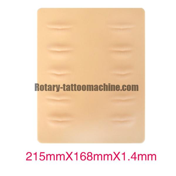 Quality Artificial Silicone Tattoo Practice Skin 21.5cm*16.8cm*0.14cm For Beginners wholesale