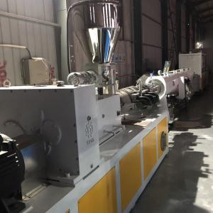 Deep Screw Channel Structure Full Intermeshing PVC Pipe Extrusion Machine for