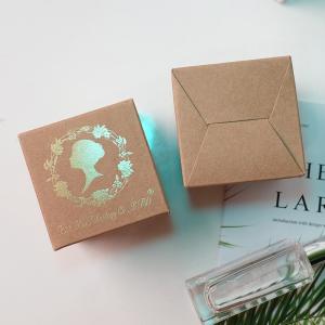 Portable Corrugated Candle Packaging Boxes With Gold Silver Foil And Matt