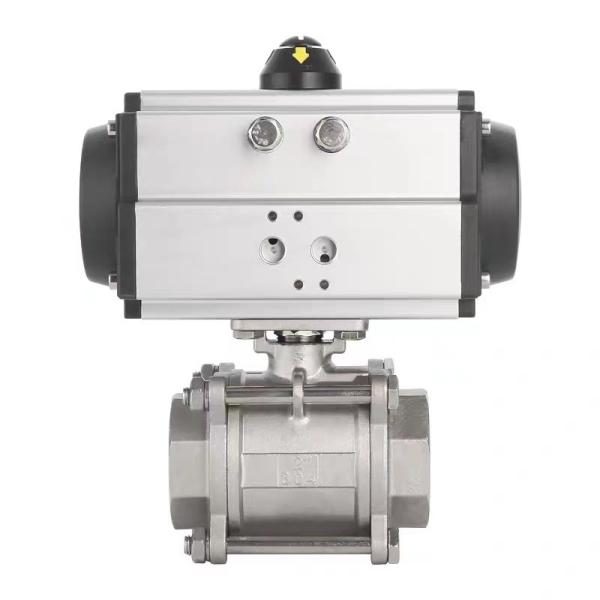 Quality Nominal Pressure Pn1.6MPa 3PC Stainless Steel 304 Thread Ball Valve with Mounting Pad wholesale