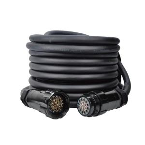 Cheap Custom 19-Pin Socapex Stage Lighting Extension Cable Copper Wire Connector Cord with SOCAPEX Processing for Power Application for sale