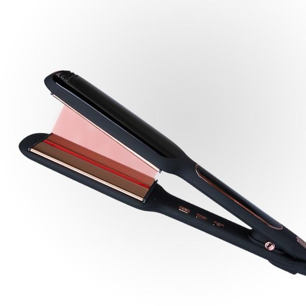 Quality Ultralight Ionic Infrared Hair Straightener Multifunctional LCD Display wholesale