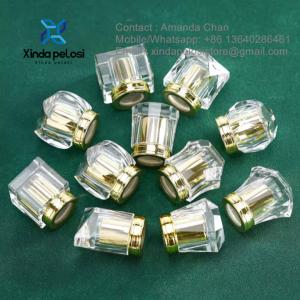 Stock Rectangular Glass Perfume Bottle Clear Cap For Perfume Bottles