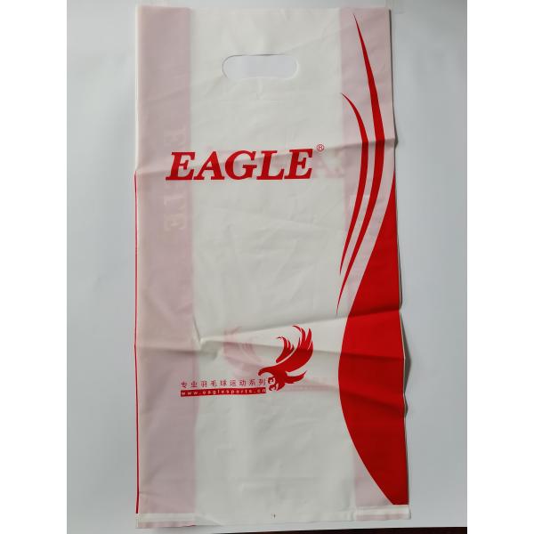 Quality Garment LDPE Die Cut Handle Bags Environmental Protection recyclable wholesale