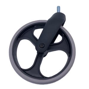 China Swivel Thread Thermoplastic Wheelchair Front Casters Replacement on sale
