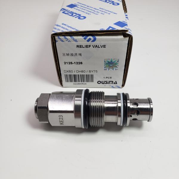 Relief Valve 2125-1226 For DOOSAN DH220-5 DH225-7 R225-7 HD820