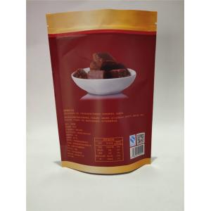 China Recyleable Kraft Paper Zipper Bags Reclosable With Stable Performance on sale