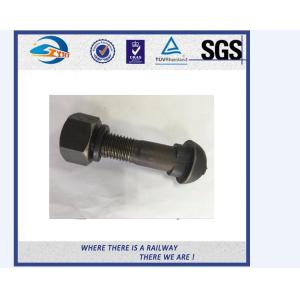 Q235 35# Long Rod Galvanizing Hook Railway Bolt With Black Anodize