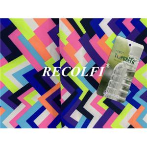 Ink Jet Digital Print Lycra Xtra Life Fabric Athleisure Wearing Sustainable