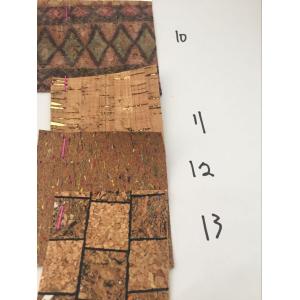 Modern style Cork clutch 6.7''x4.5'' with button closure, customized color is