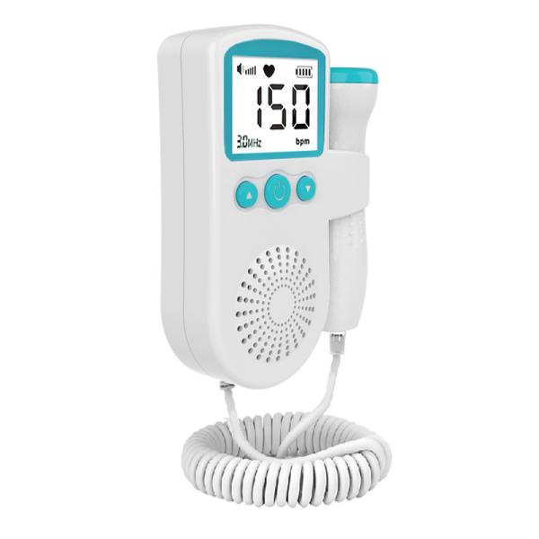 Plastic ABS Fetal Heart Detector Safe Non Invasive Heart Rate Monitor During