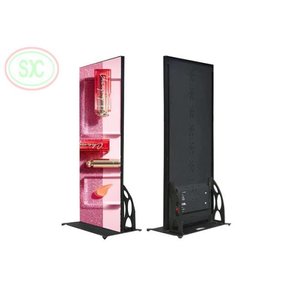 1R1G1B Color Configuration Aluminum LED Poster Display in 680x2000mm Size and