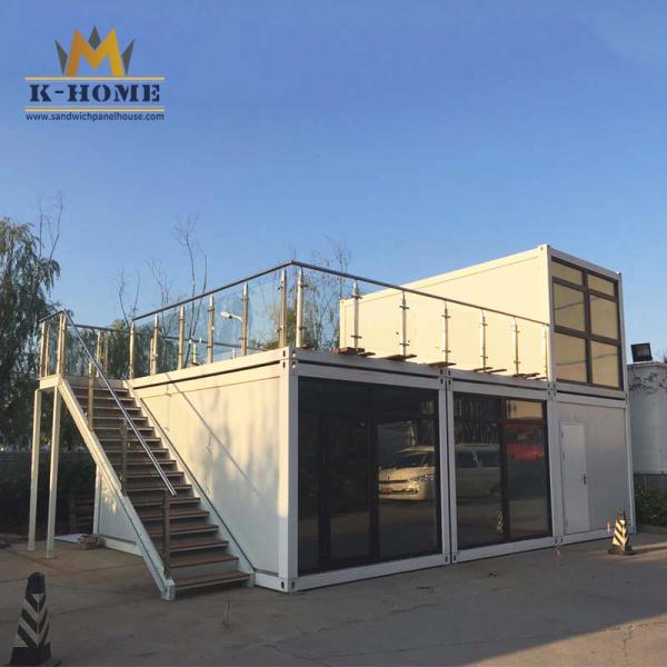 Modern Type Portable Container Office With Accommodation Fast Build Modular