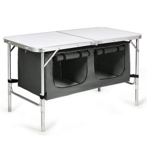 Convenient Outdoor Garden Patio Party Event Camping Table with Storage