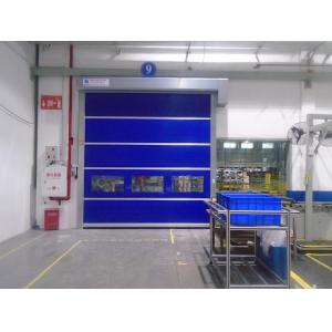 Exterior Wind Load Area High Speed Rolling Door With Absolute Encoder 1.2mm PVC