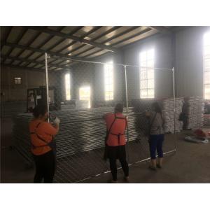 chain link temporary construction fence panels 6FT X 10F Mesh 2 3/8 " x 2 3/8" (