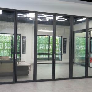 China Customized Waterproof Aluminum Folding Door with 2.0mm Profile Thickness and 10 Years Warranty on sale