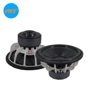 15 Inch Dual 2ohm 92dB 2500watt Competition Car Subwoofers