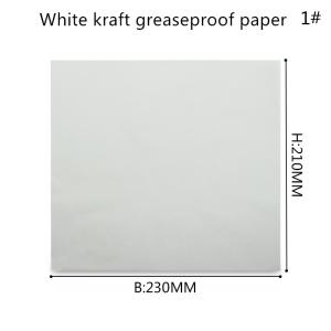Disposable White Greaseproof Baking Paper Without Printing