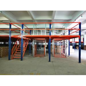Structural Steel Raised Storage Mezzanine Floor , 1 Level / 2 Levels / 3 Levels
