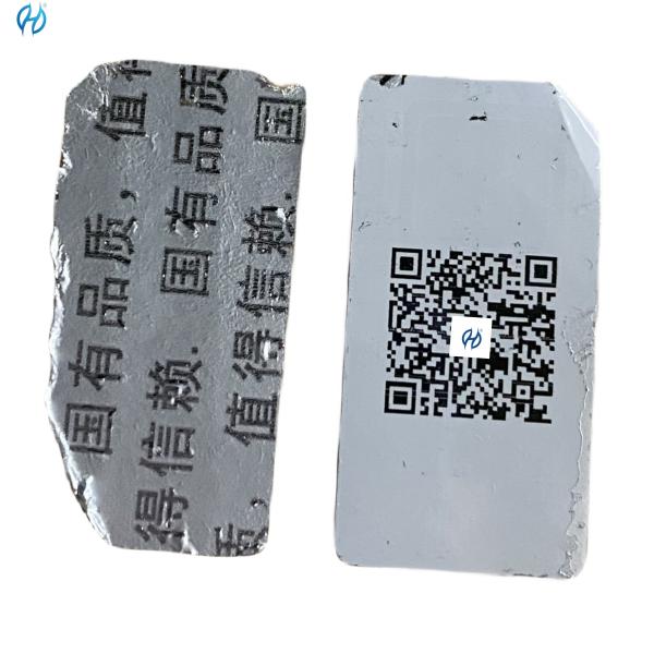 Rectangle Style Self Adhesive Security Labels with Strong Glue , Waterproof