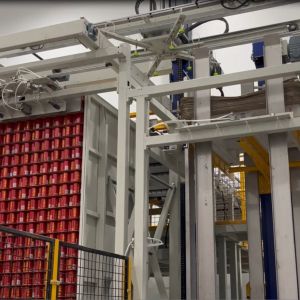 Depalletizing Bottles Bulk Stacks Depalletizer Machine