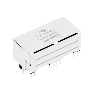 LPJE201BHNL Tab UP Green/Yellow LED 1X2 Port RJ45 Jack without Integrated