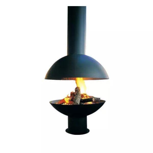 Quality French Style Hanging Wood Burning Stoves Ceiling Suspended Fireplace wholesale