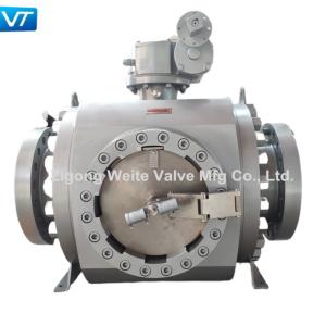 Industrial 12'' A105 ENP Pigging Launching Ball Valve 600LB