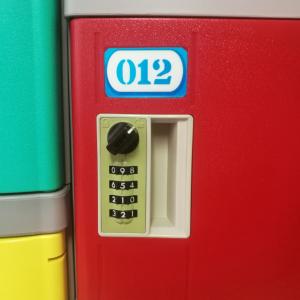 China Stylish Appearance ABS Plastic Lockers With Stainless Steel Coin Locks on sale