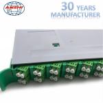 24 Cores 2 Layer Ethernet Distribution Panel High Density Splice Tray Abs