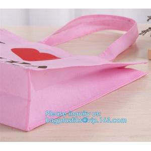 Customized printed logo Eco Friendly Non Woven Bag, Promotional Custom Printed