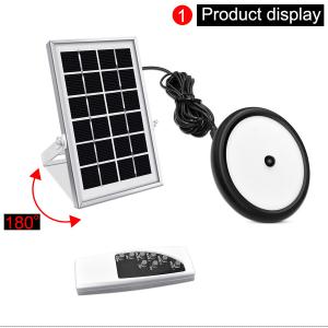 Motion Sensor 1000lm Automatic Solar Lights 4400mAh Indoor Solar Chandelier