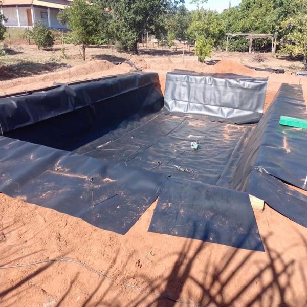 Quality 0.5mm HDPE Geomembrane For Pond Liner Pond Width 2m-8m Geomembrane HDPE wholesale
