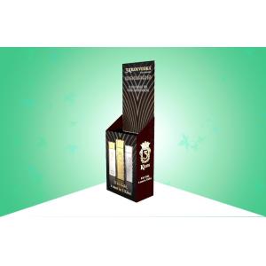 Matt Finish Cardboard Dump Bin Display Units With Black Pearl Wool Insertor